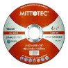 Disco Corte Ac.Inox 4.1/2" -1.0Mm Mittotec