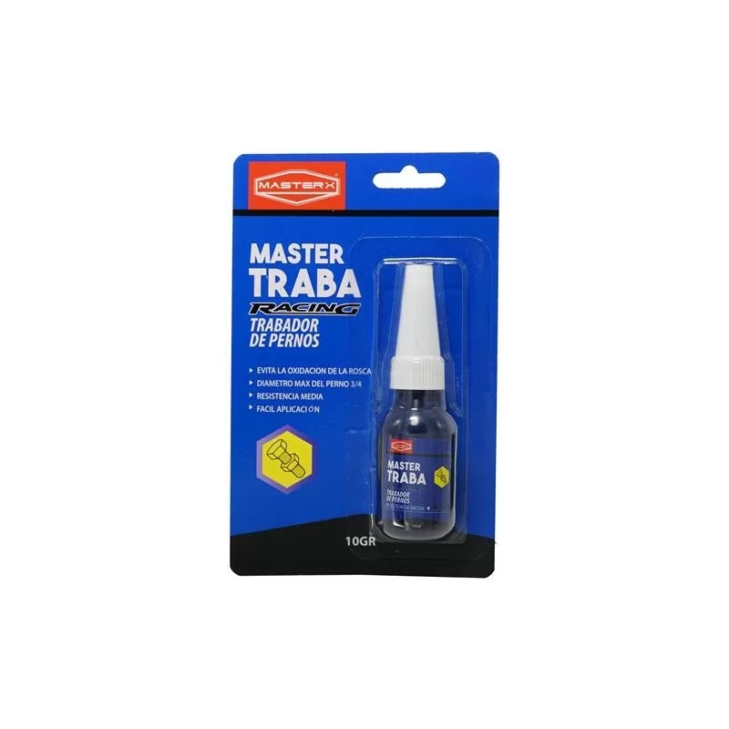 Trabador Res.Media Roscadas 242 10Gr Azul Masterx