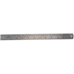 REGLA ACERO INOX. 12" 300MM...