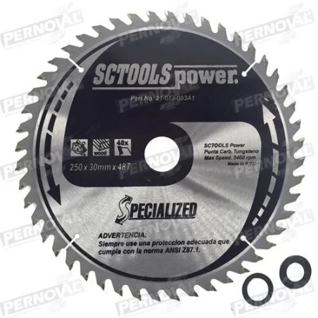 Hoja Sierra Circ Mader 10"-48Dnt 003A1 Scmc