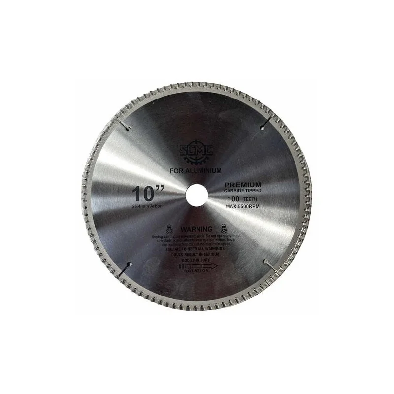 HOJA SIERRA CIRC MAD/ALU 10"-100DT 25.4MM HKMS003