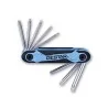 LLAVE TORX PLEGABLE C/GUIA 08PC T9-T40 666598 GES