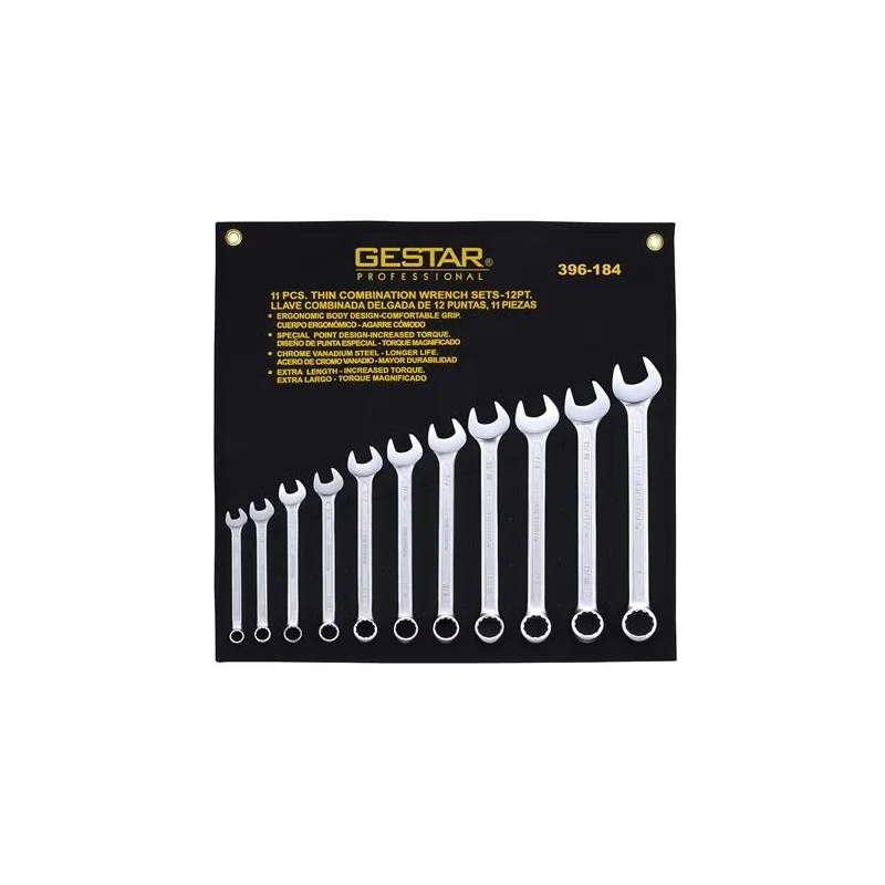 LLAVE PUNTA CORONA JUEGO 11PC 08-24MM 396184 GEST