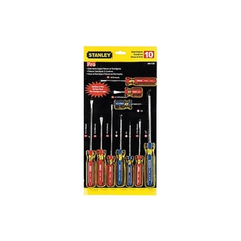 ATORNILLADOR JUEGO 10PC HANDYMAN+/- 69172 STANLEY