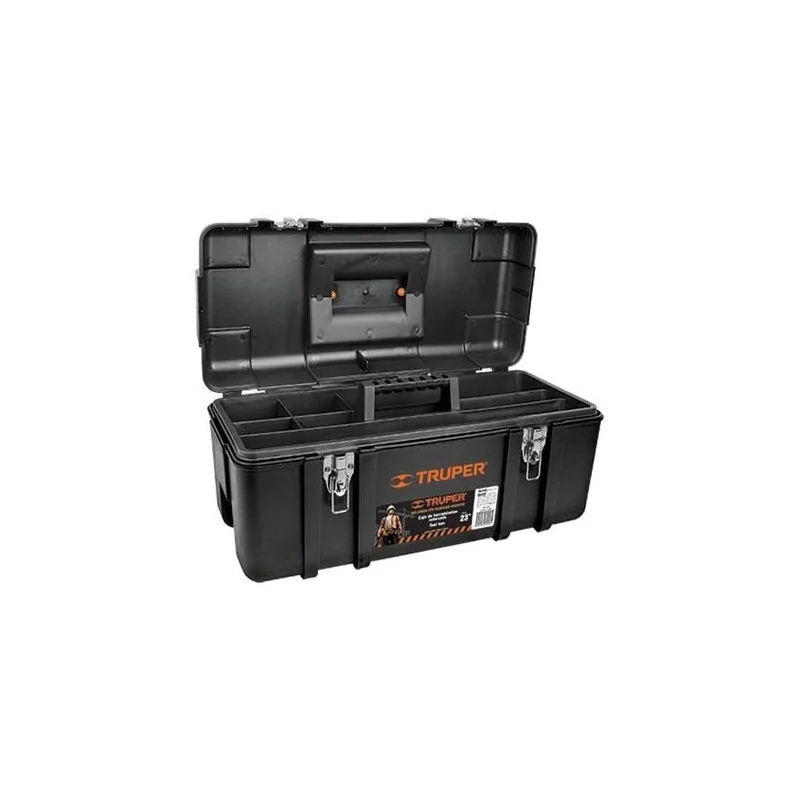 CAJA HERRAM PLAST 23" X 10" BR/MET CHP-23X TRUPER