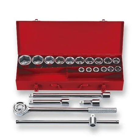 DADO JUEGO 3/4" 21PC 17-50MM HEX 299086 GESTAR