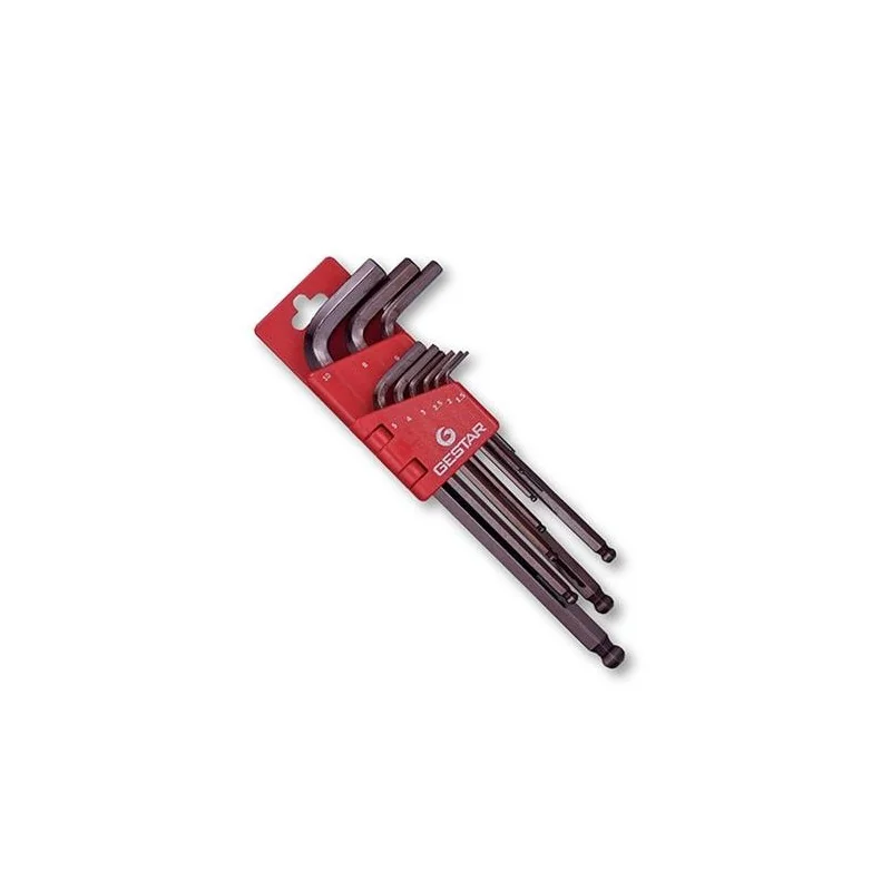 Llave Allen Jgo Larga Bola 9Pc 1.5-10Mm 666098 Ge