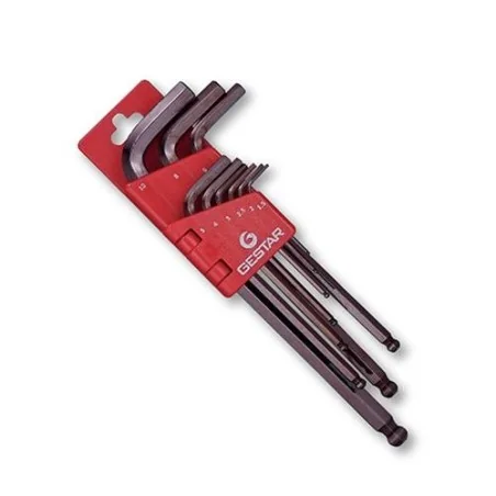 Llave Allen Jgo Larga Bola 9Pc 1.5-10Mm 666098 Ge