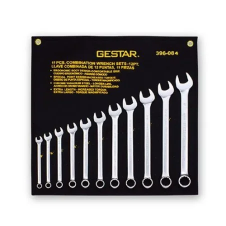 LLAVE PUNTA CORONA JUEGO 11PC 3/8"-1" 396084 GEST