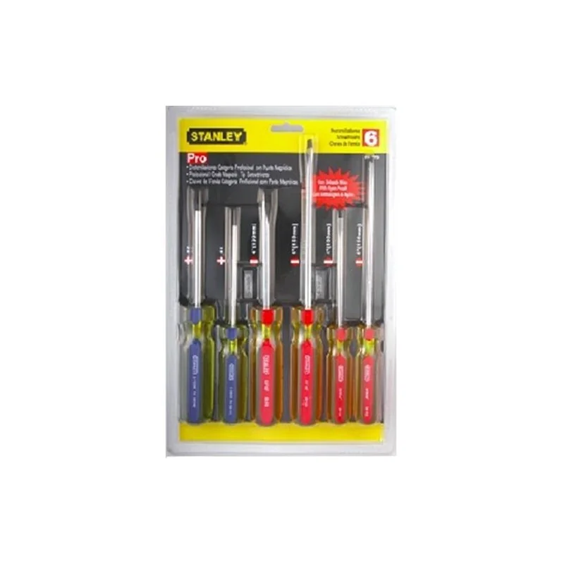 ATORNILLADOR JUEGO 06PC HANDYMAN+/- 69170 STANLEY