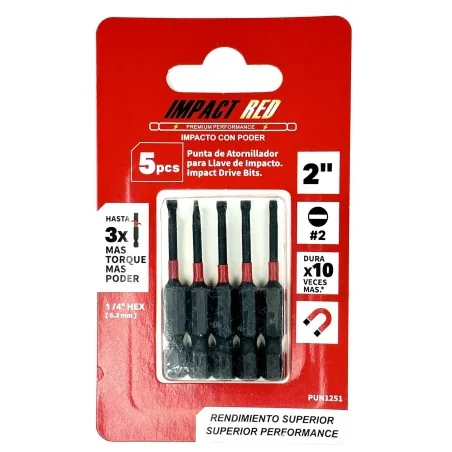 PUNTA PALETA LARGA JGO 5PCS 1/4-3.0MM X 50MM IMPAC