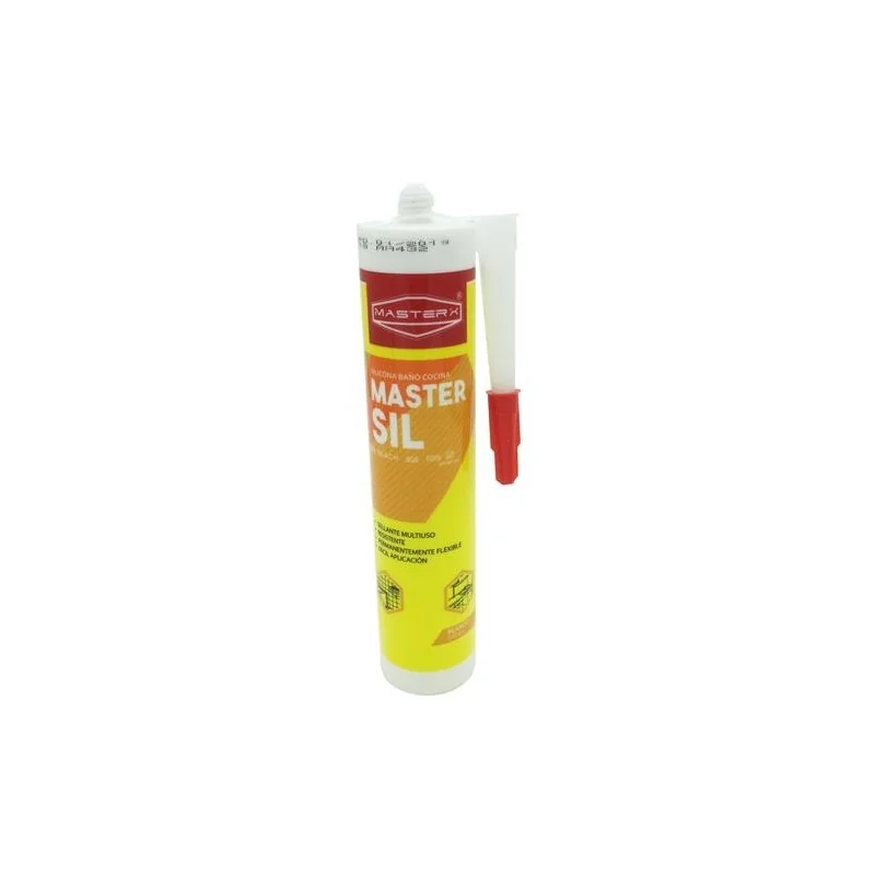 SILICONA BANO/COCINA BLANCO 300ML C/FUNGI MASTERSI