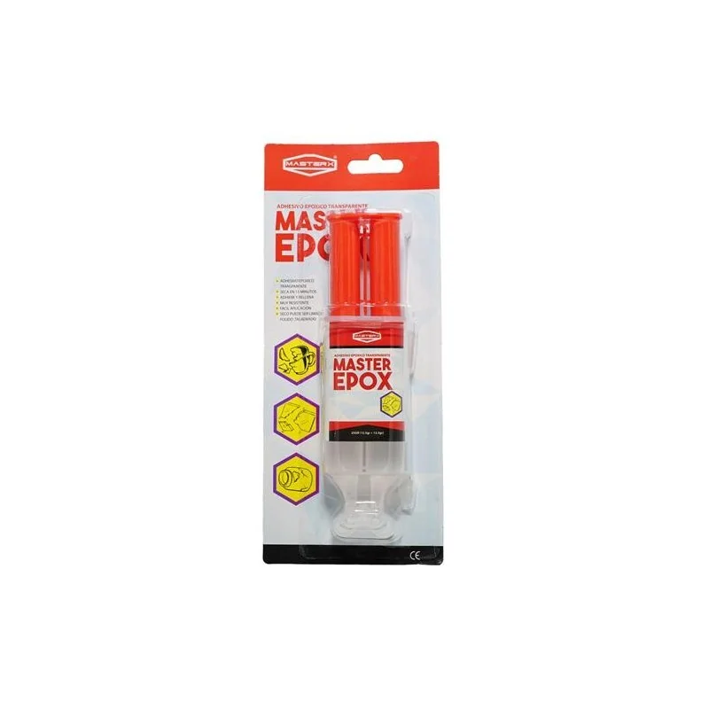 ADHESIVO EPOXICO TRANSPA 29.5ML MASTERX