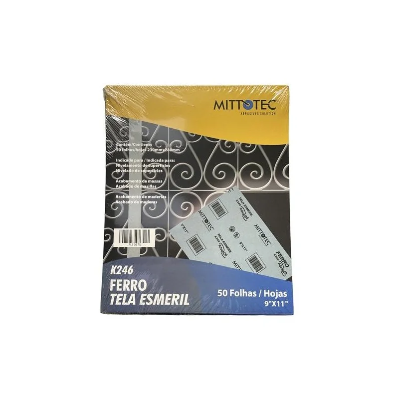 PLIEGO LIJA FIERRO GRANO NR 100 MITTOTEC