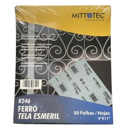 Pliego Lija Fierro Grano Nr 100 Mittotec