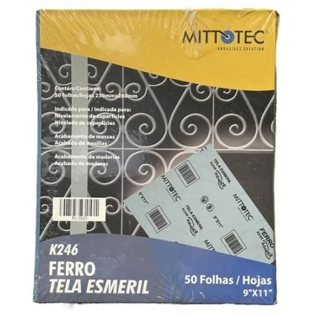 PLIEGO LIJA FIERRO GRANO NR 80 MITTOTEC