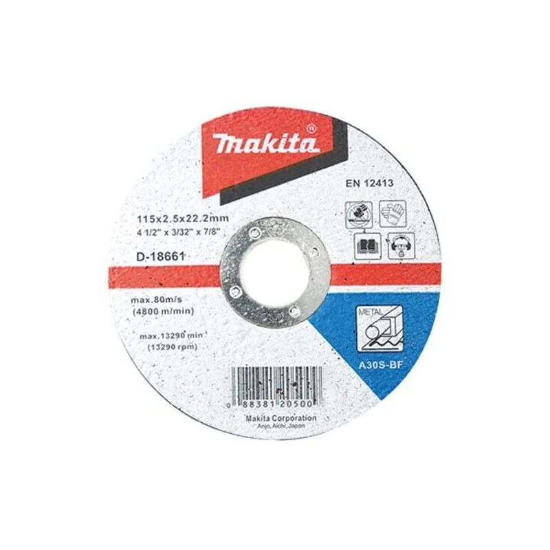 DISCO CORTE METAL 4.1/2" 2.5MM A30S RECTO D18661