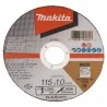 DISCO CORTE AC.INOX 4.1/2" - 1.0MM D72001 MAKITA