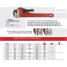 Llave Inglesa (Tubo) 48" 61021 Ega Master