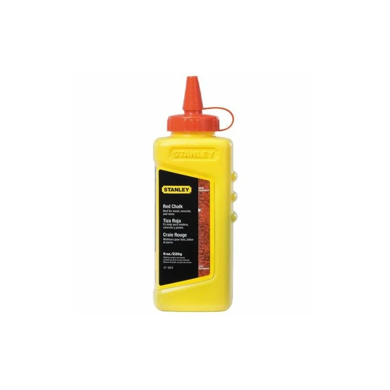 TIZA COLOR ROJO BOTELLA 226GR 47048 STANLEY