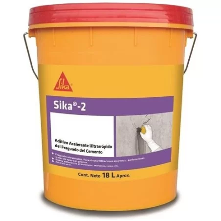 Acelerante Fraguado Ultrarapido Sika-2 18Lt 2241