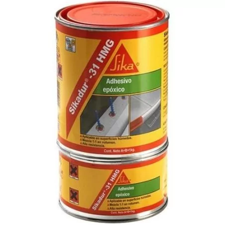 Adhesivo Estructu Sikadur 31 Hi-Mod-Gel 1Kg 2Pc Si
