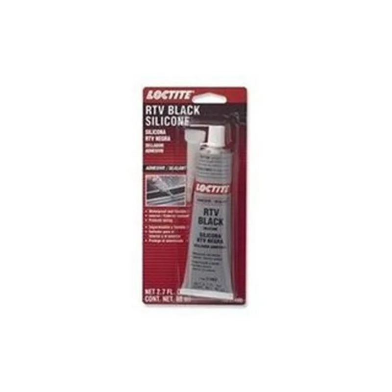 SILICONA ACETICA NEGRA 232ºC 80ML37460 LOCTITE