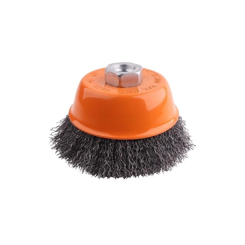 GRATA COPA CONICA AC.ONDUL. 4" M14 2000285 KRESS