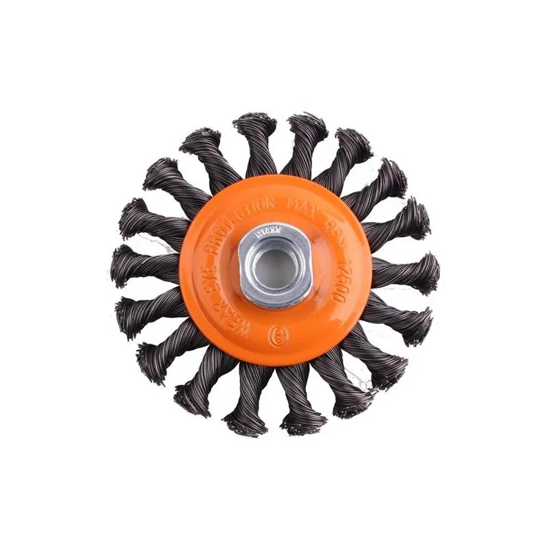 GRATA CIRCULAR ACERO TRENZ 4" M14 2000282 KRESS
