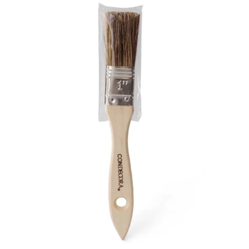 BROCHA CERDA GRIS 1/2" X 1" M/MAD CONDECORA