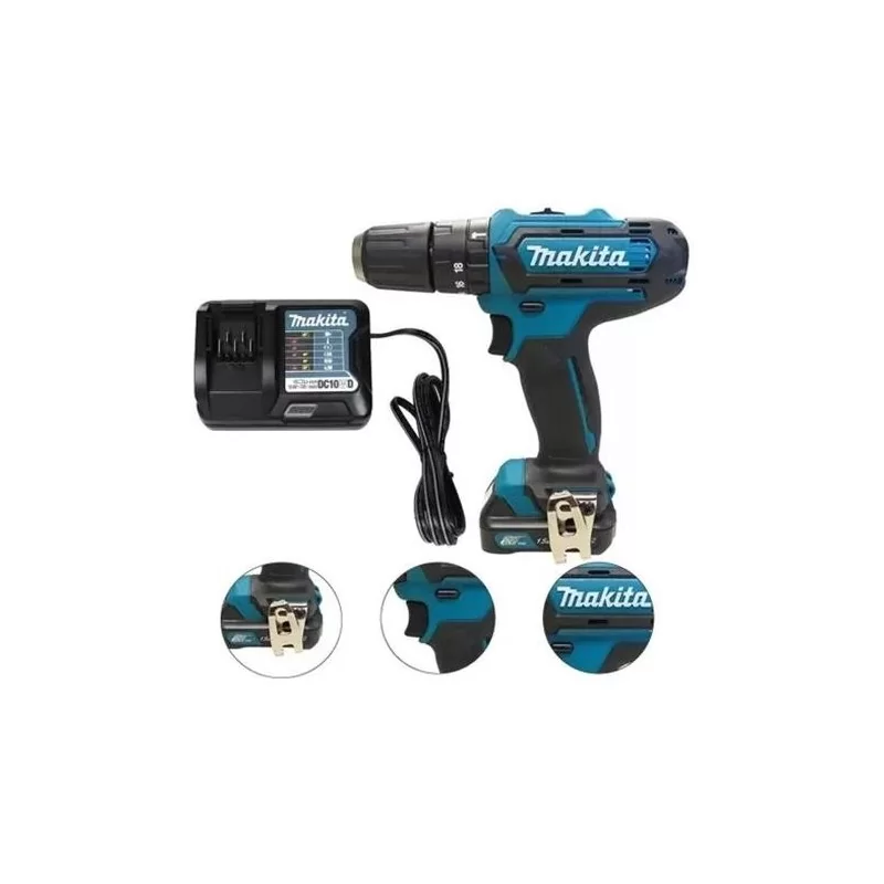 Taladro Percutor 3/8" 12V Hp333Dwyx3 Makita