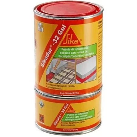 Adhesivo Estructu Sikadur 32 Gel 1Kg 3051790 Sika