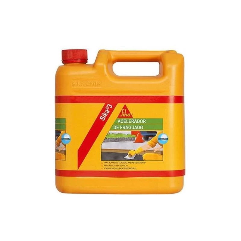 Acelerante Fraguado Control Sika-3 4.5Lt 1103344