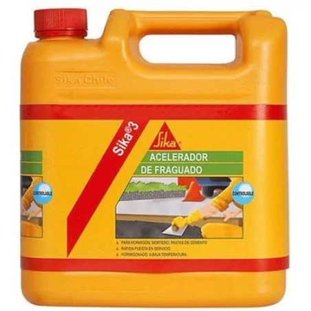 Acelerante Fraguado Control Sika-3 4.5Lt 1103344