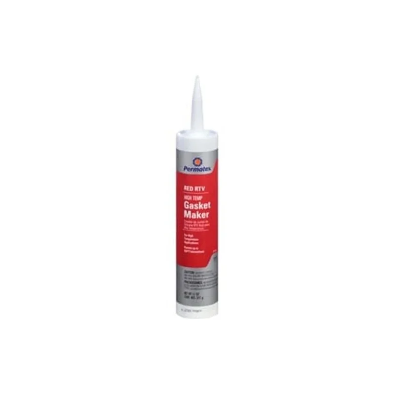 SILICONA ALTA T° CARTUCHO 300ML ROJA 81409 PERMAT