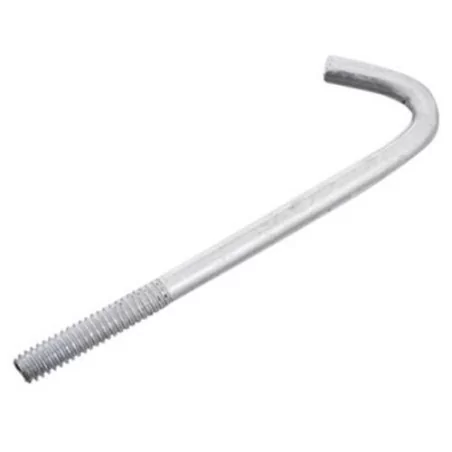 Gancho "J" Techo Zincado Unc 1/4 X 3