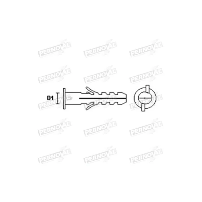 TARUGO NYLON CON ARANDELA 06