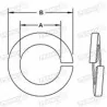 Golilla Presion Medium Zincada. 5/16