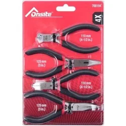 ALICATE JUEG 04PC MINI PUNTA(2)+CORTE(2) 700194 O