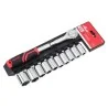 DADO JUEGO 1/2" 11PC 10-24MM RIEL+CHICHA 734211 O