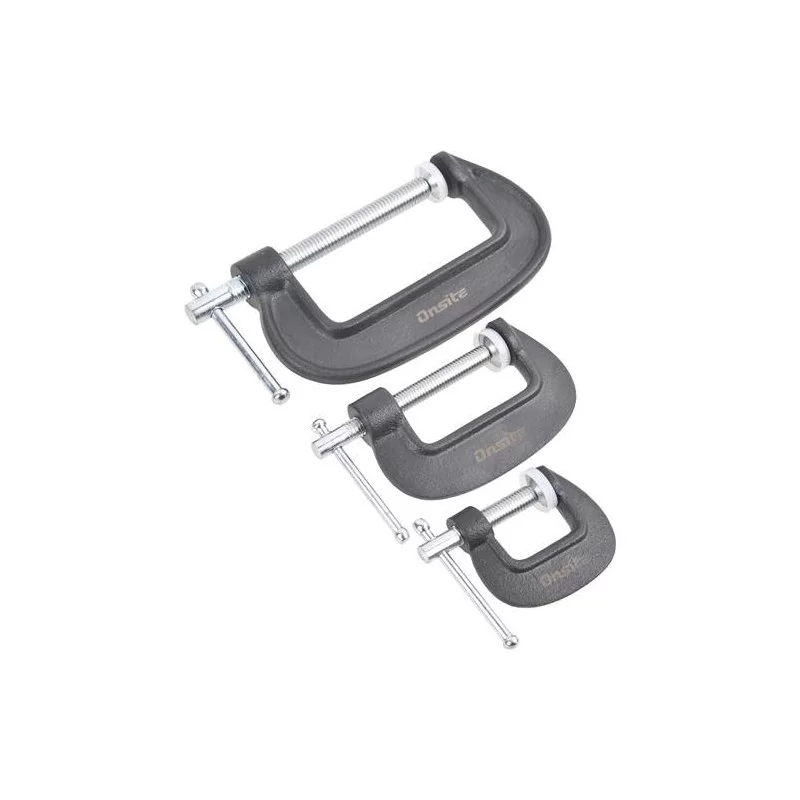 PRENSA TIPO "C" JUEGO 3PC (1-2-3") 705001 ONSITE