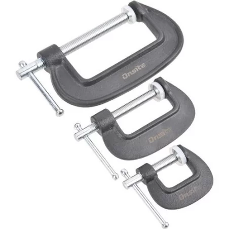 PRENSA TIPO "C" JUEGO 3PC (1-2-3") 705001 ONSITE