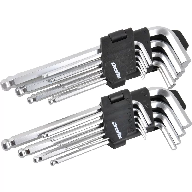 LLAVE ALLEN BOLA JGO25PC 1.5-10MM 1/16-3/8"702625