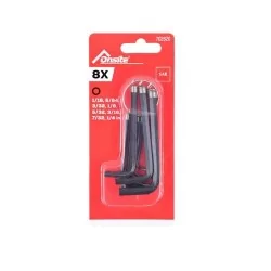 LLAVE ALLEN JUEGO 08PC 1/16-1/4" 702618 ONSITE