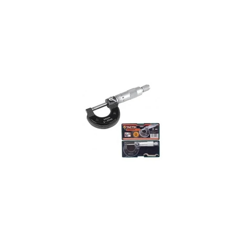 MICROMETRO EXTERIOR 00-25MM 245311 TACTIX
