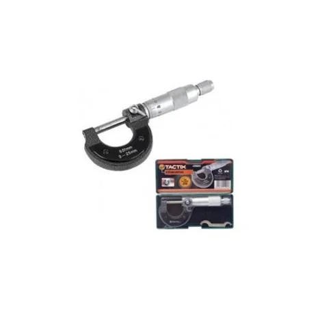 MICROMETRO EXTERIOR 00-25MM 245311 TACTIX