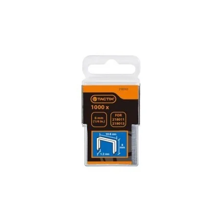 GRAPA 1/4"X10.6MM USO PESADO 1000PC 218161 TACTIX