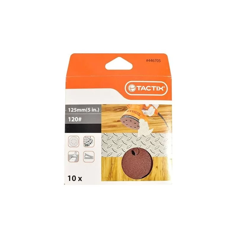 DISCO LIJA PAPEL VELCRO 05 PERFO 120 10PC446707