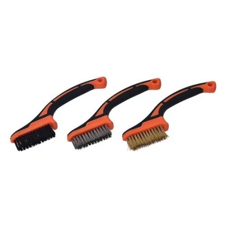 ESCOBILLA JUEGO 3PC MINI BR/INOX/FIB 315003 TACTI