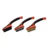 ESCOBILLA JUEGO 3PC MINI BR/INOX/FIB 315003 TACTI